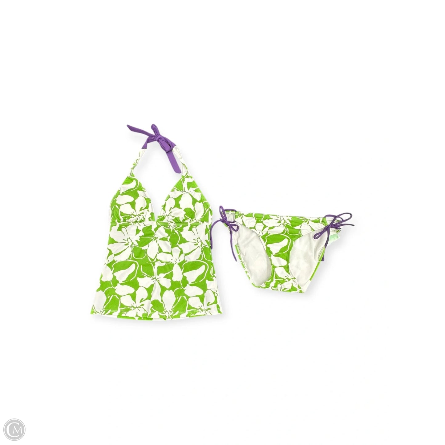 Swimsuit 2pc By Athleta In Green & Purple, Size: S
