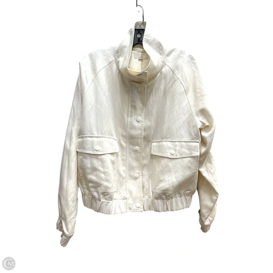Jacket Other By Loft In Cream, Size: M
