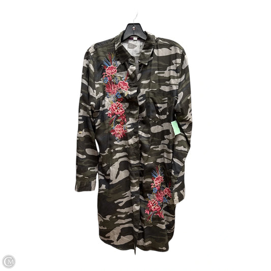 Jacket Other By Paparazzi In Camouflage Print, Size: L