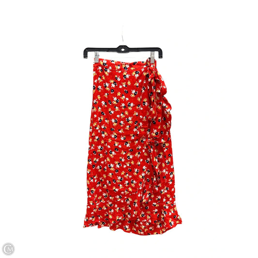Skirt Maxi By Faithfull The Brand In Red, Size: 4