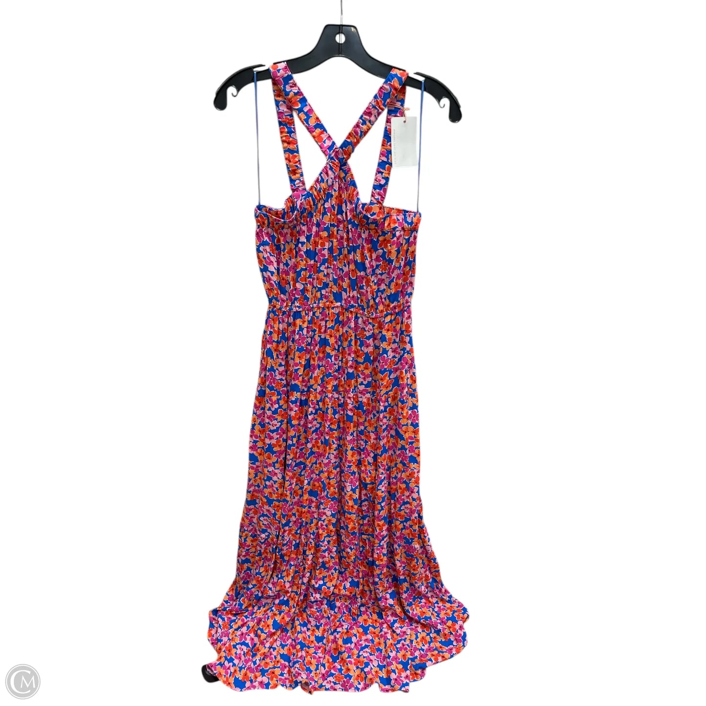 Dress Casual Maxi By Skies Are Blue In Blue & Pink, Size: S