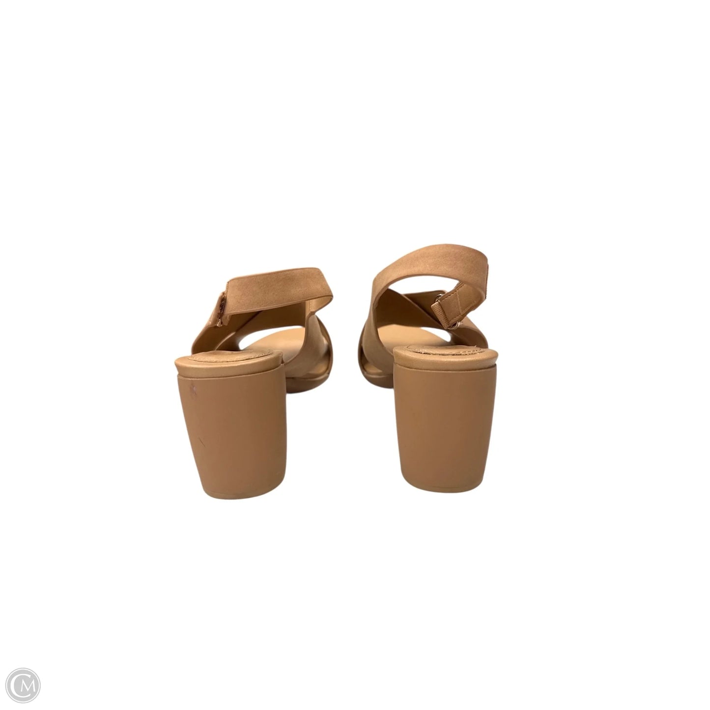 Sandals Heels Block By Naturalizer In Brown, Size: 9.5