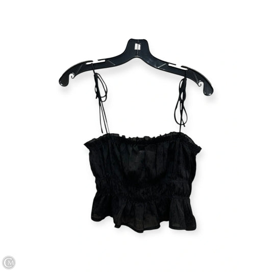 Top Sleeveless By Clothes Mentor In Black, Size: 4