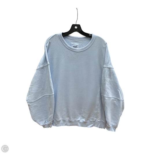 Sweatshirt Crewneck By Aerie In Blue, Size: L