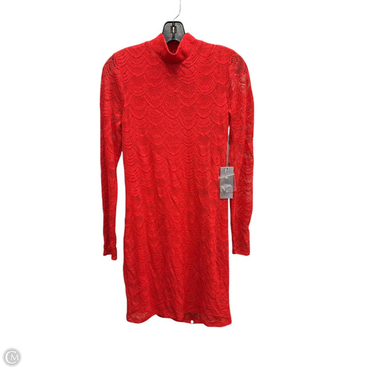 Dress Party Midi By Jennifer Lopez In Red, Size: L