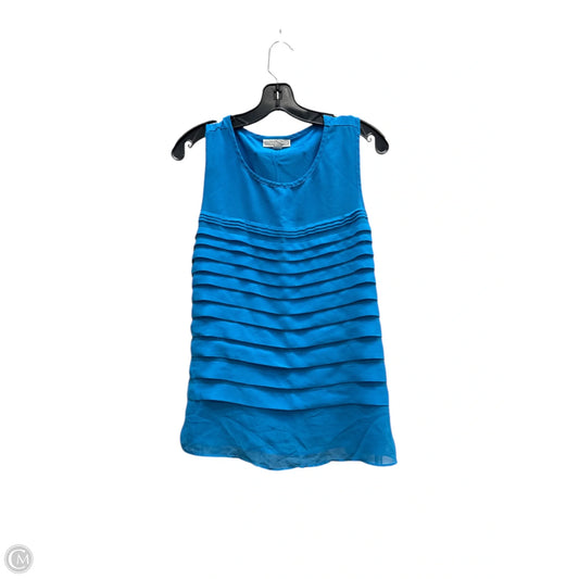 Top Sleeveless By Dana Buchman In Blue, Size: Xl