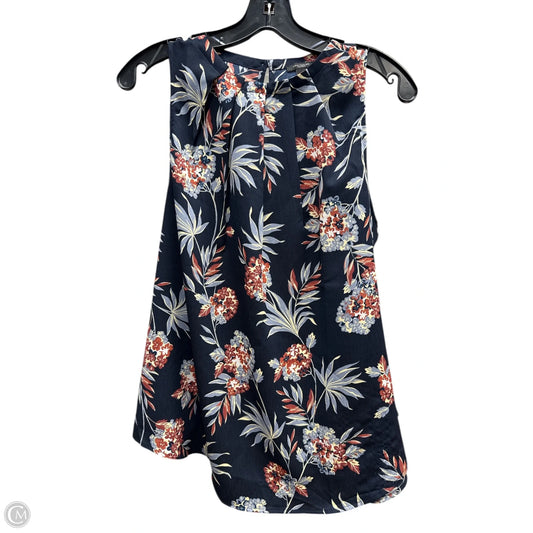 Top Sleeveless By Ann Taylor In Tropical Print, Size: M