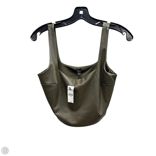 Top Sleeveless By Express In Green, Size: S