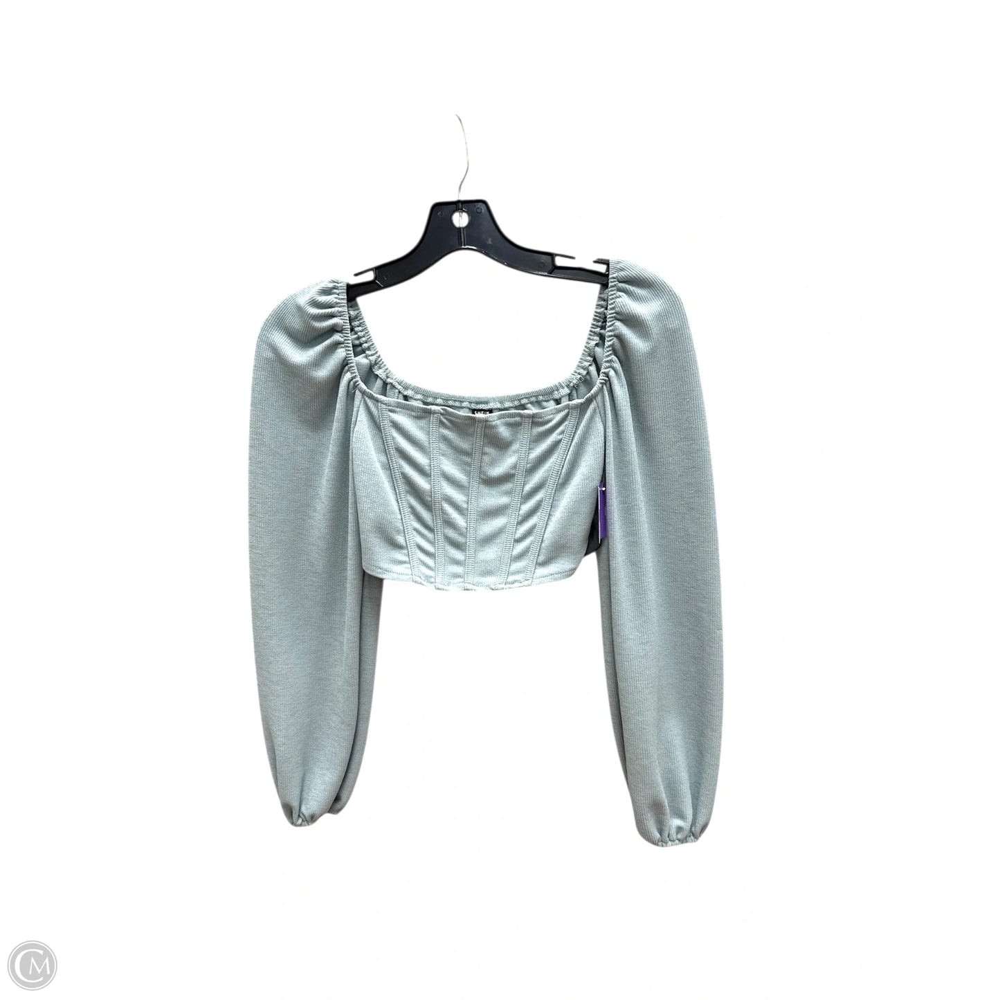 Top Long Sleeve By Shein In Blue, Size: Xs