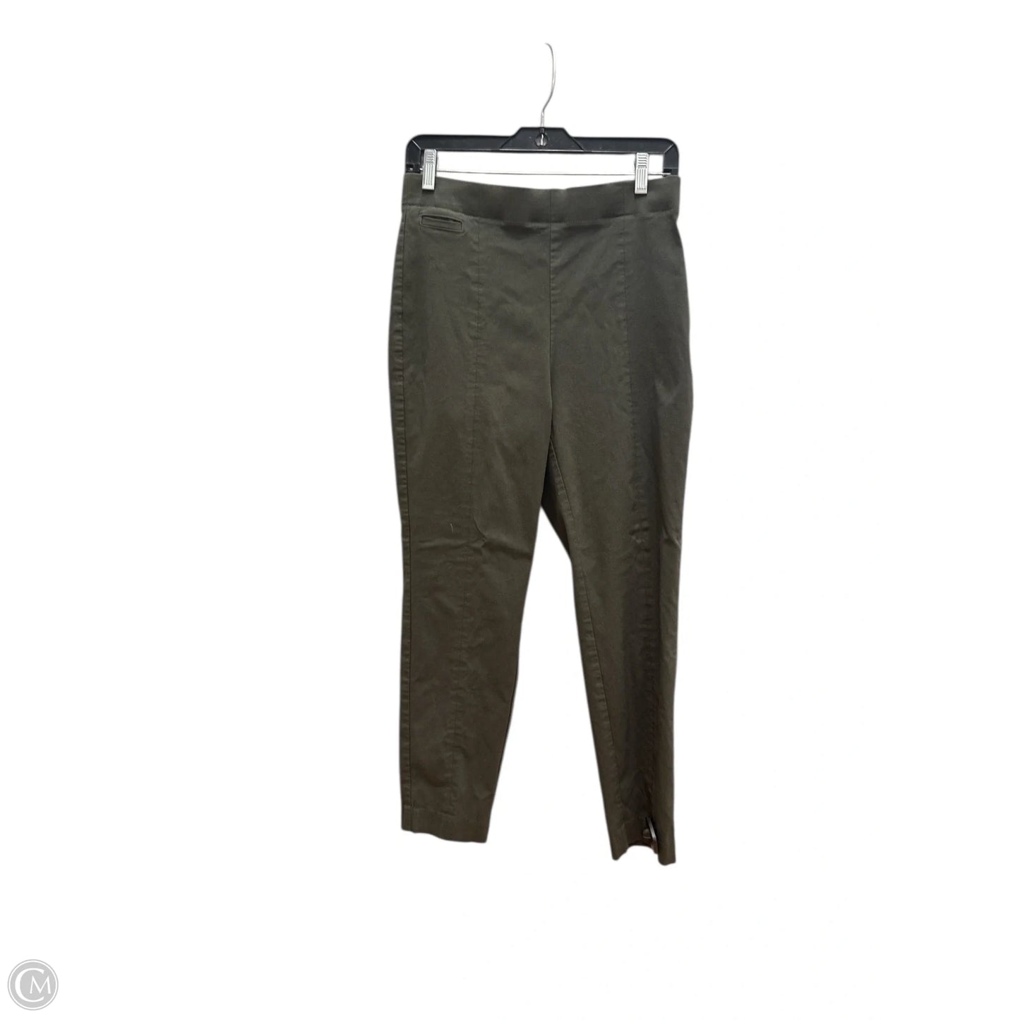 Pants Cropped By Croft And Barrow In Green, Size: 10