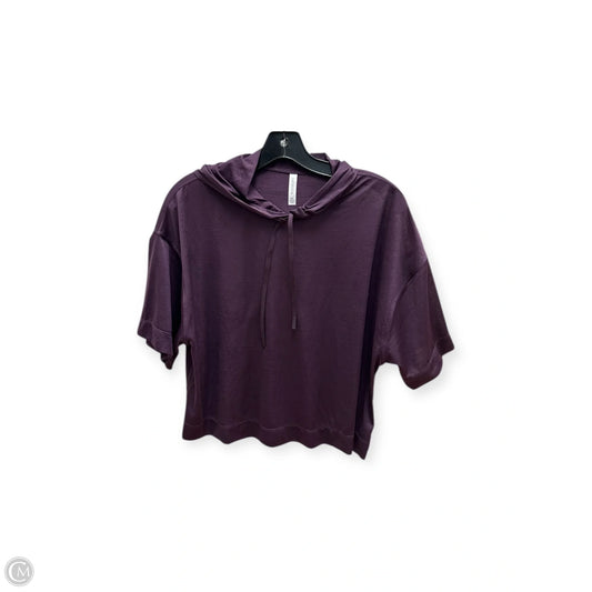 Athletic Top Short Sleeve By Athleta In Purple, Size: Xs
