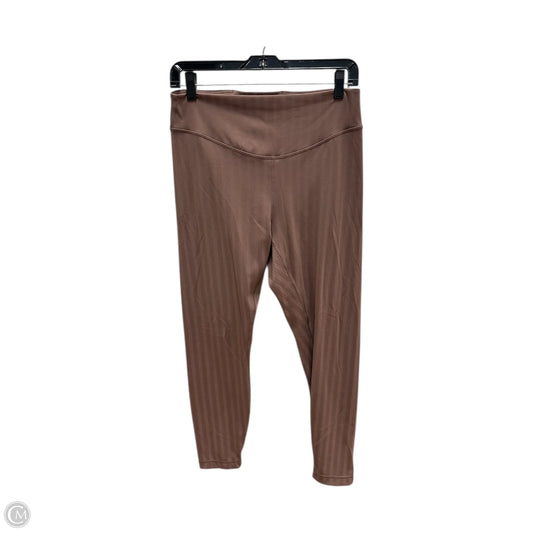 Athletic Leggings By Lululemon In Brown, Size: 10
