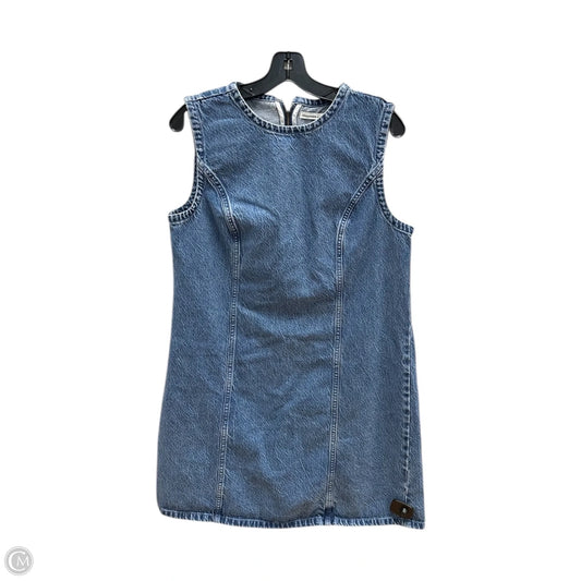 Dress Casual Midi By Abercrombie And Fitch In Blue Denim, Size: L