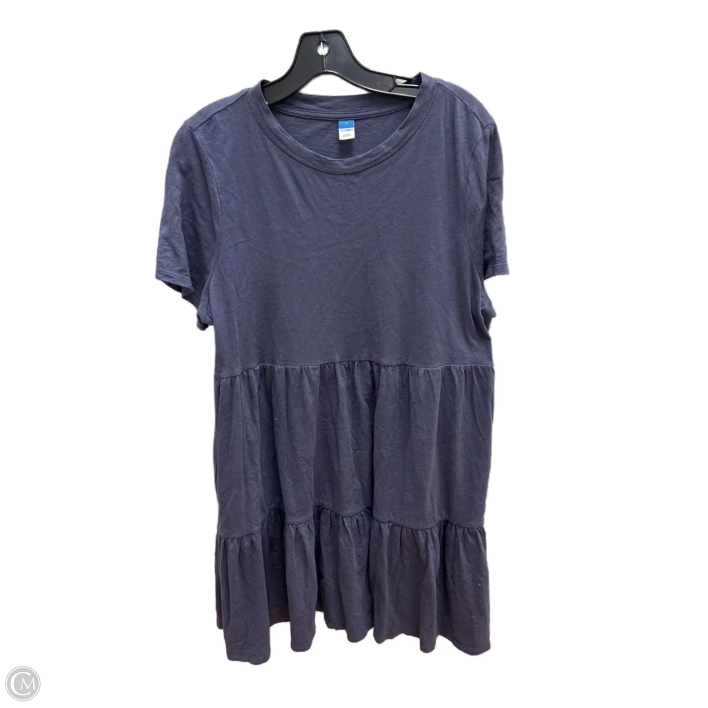 Dress Casual Midi By Old Navy In Blue, Size: L