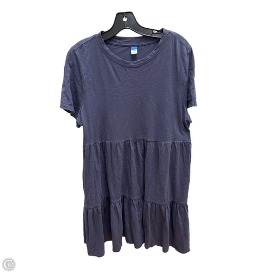 Dress Casual Midi By Old Navy In Blue, Size: L