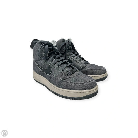 Shoes Athletic By Nike In Grey Denim, Size: 9.5
