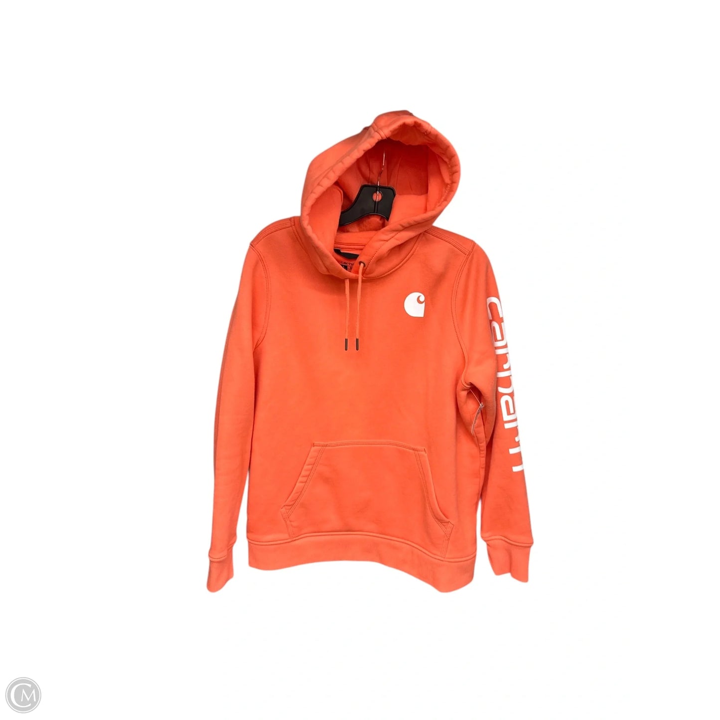 Sweatshirt Hoodie By Carhartt In Orange, Size: L