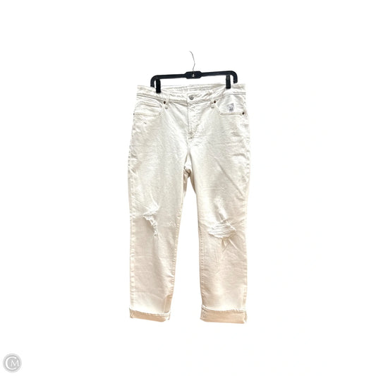 Jeans Straight By Old Navy In White, Size: 14