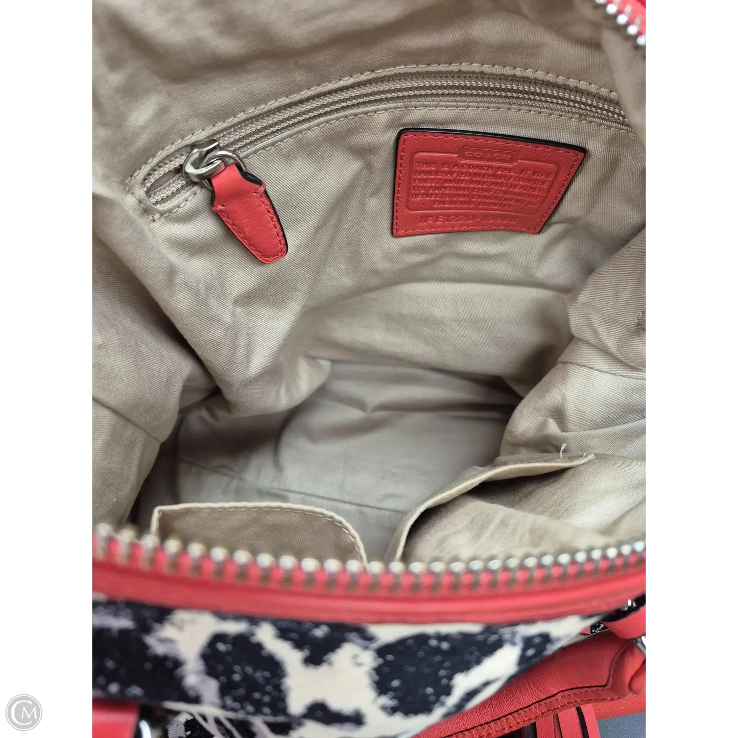 Handbag Designer By Coach, Size: Large