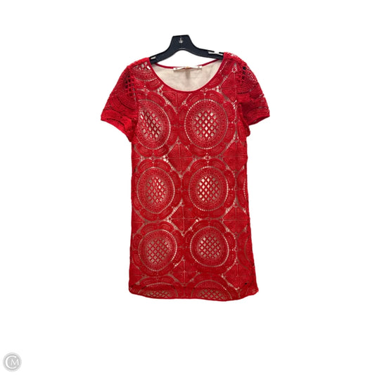 Dress Party Midi By Clothes Mentor In Red, Size: M