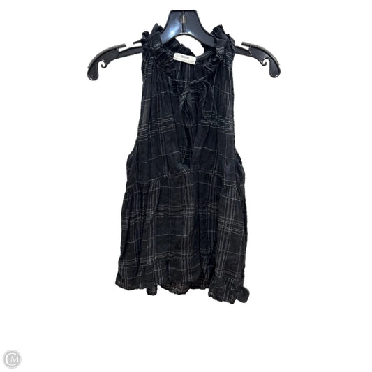 Top Sleeveless By Clothes Mentor In Black, Size: Xs