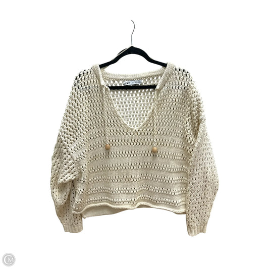 Sweater By Zara In Cream, Size: Xs