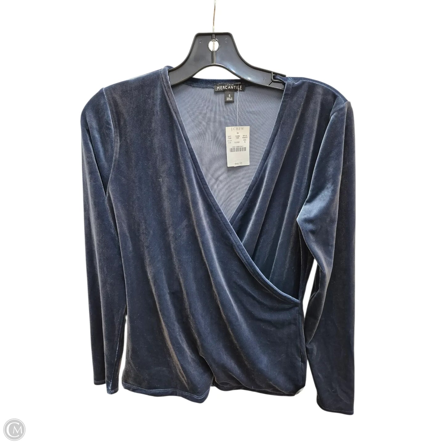 Top Long Sleeve By J. Crew In Blue, Size: S