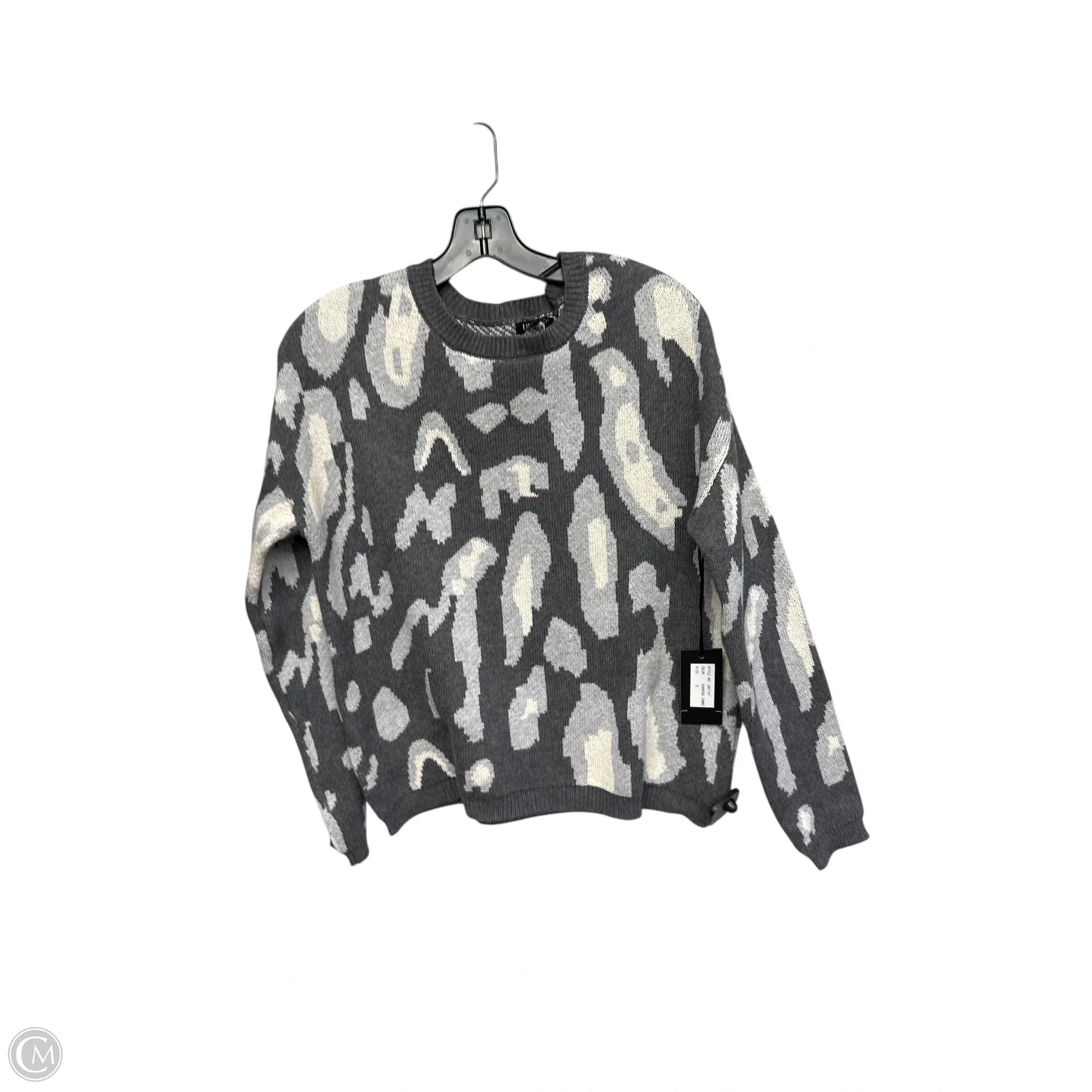 Sweater By Cmc In Grey & White, Size: S