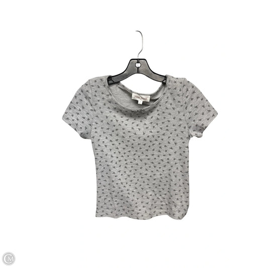 Top Short Sleeve By Pink Rose In Grey, Size: S