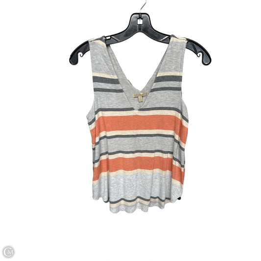 Top Sleeveless By Bordeaux In Striped Pattern, Size: S