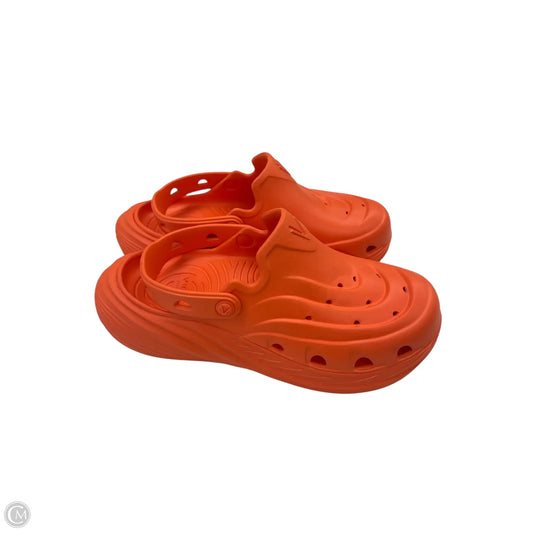 Sandals Heels Wedge By Vionic In Orange, Size: 8