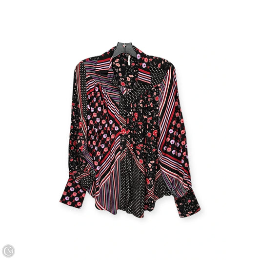 Top Long Sleeve By Free People In Multi-colored, Size: Xs
