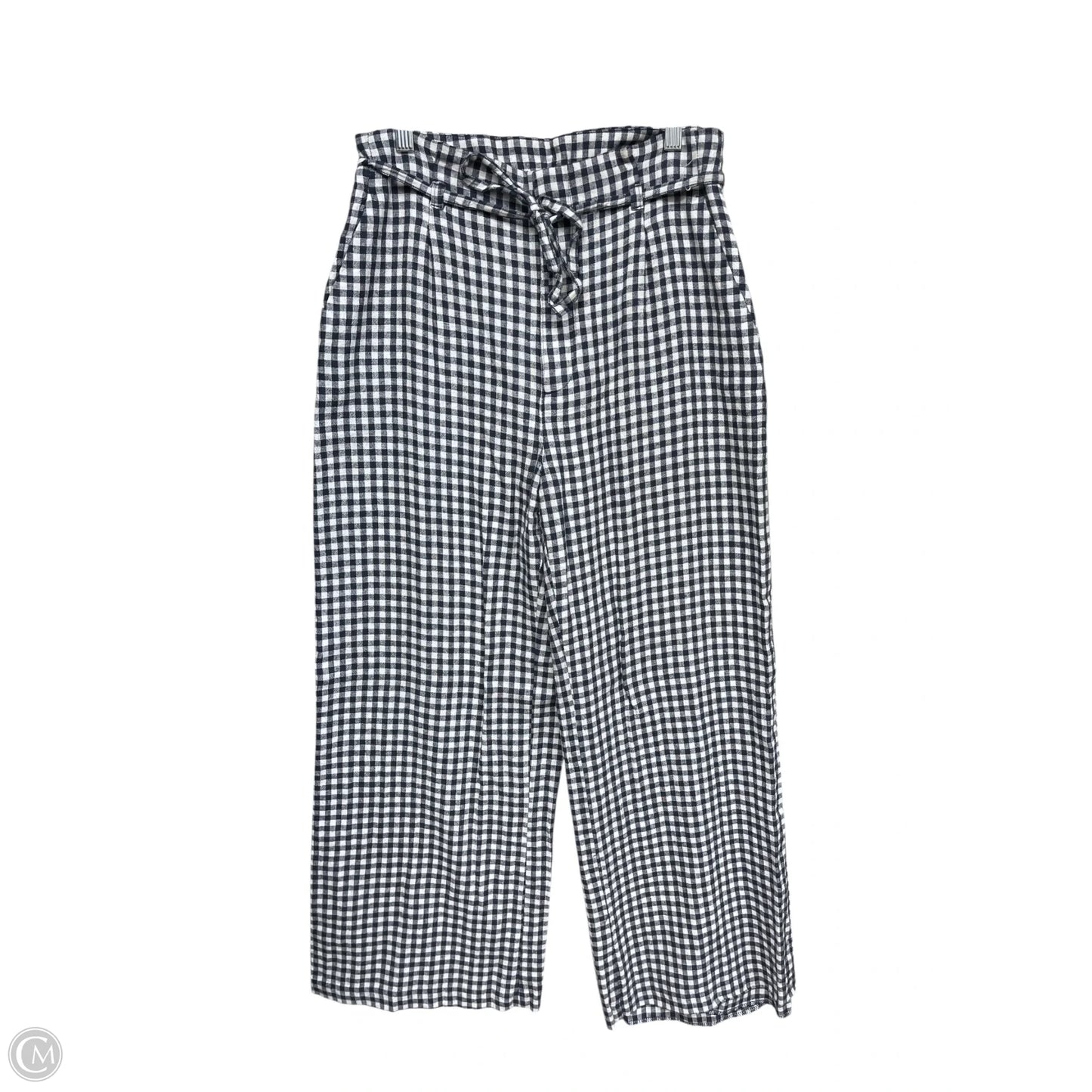 Pants Wide Leg By Abercrombie And Fitch In Checkered Pattern, Size: M