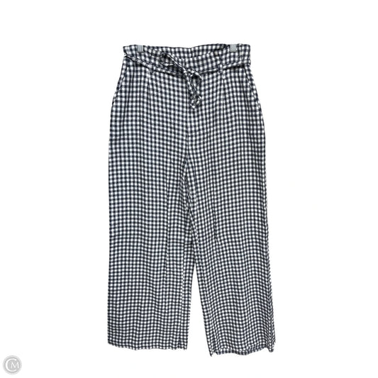 Pants Wide Leg By Abercrombie And Fitch In Checkered Pattern, Size: M