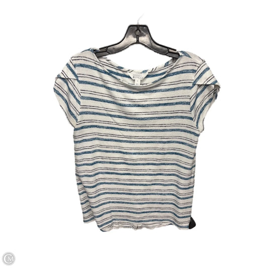 Top Short Sleeve By Market & Spruce In Striped Pattern, Size: M