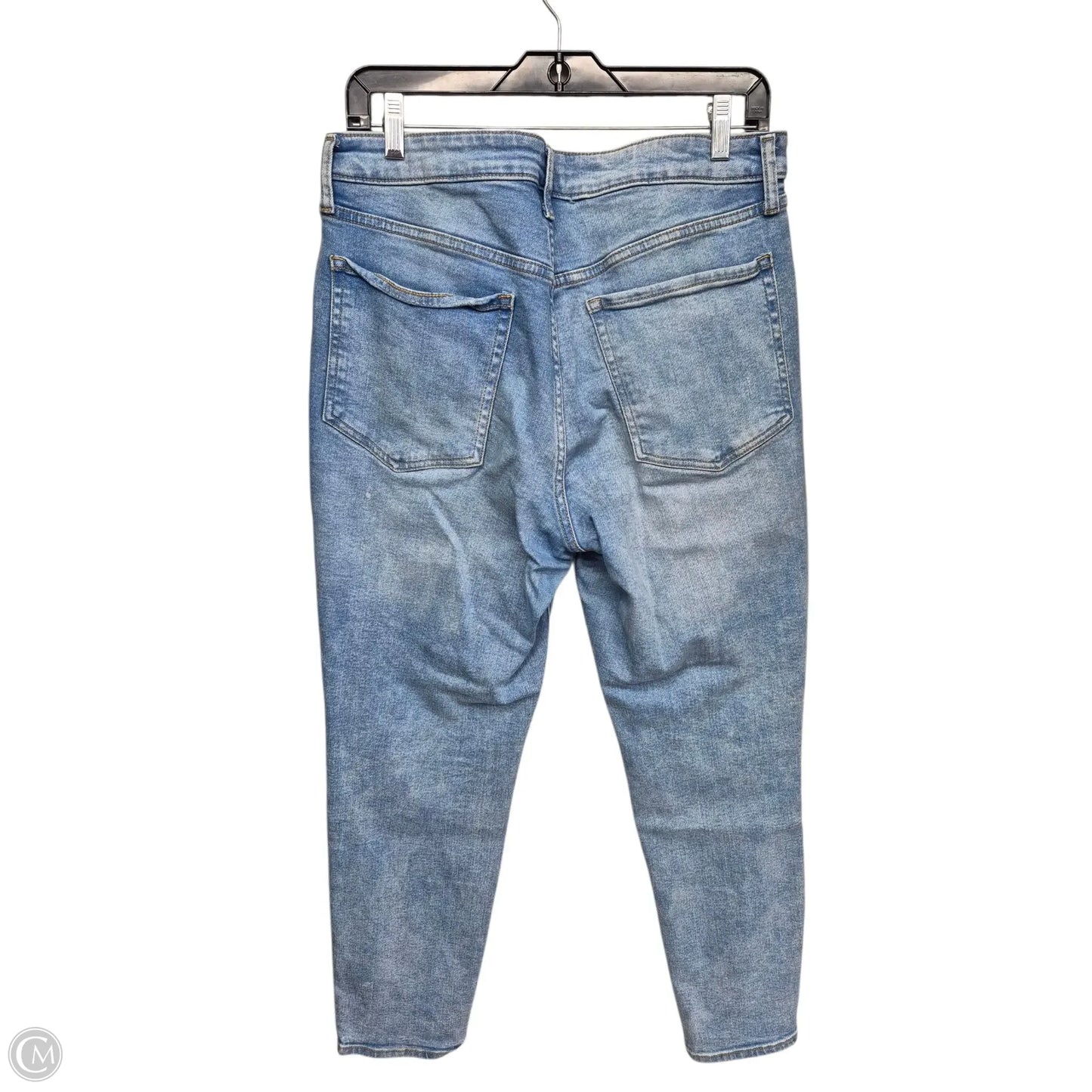 Jeans Straight By Old Navy In Blue Denim, Size: 12