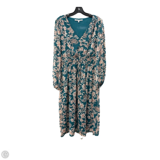 Dress Casual Maxi By Collective Concepts In Teal, Size: L