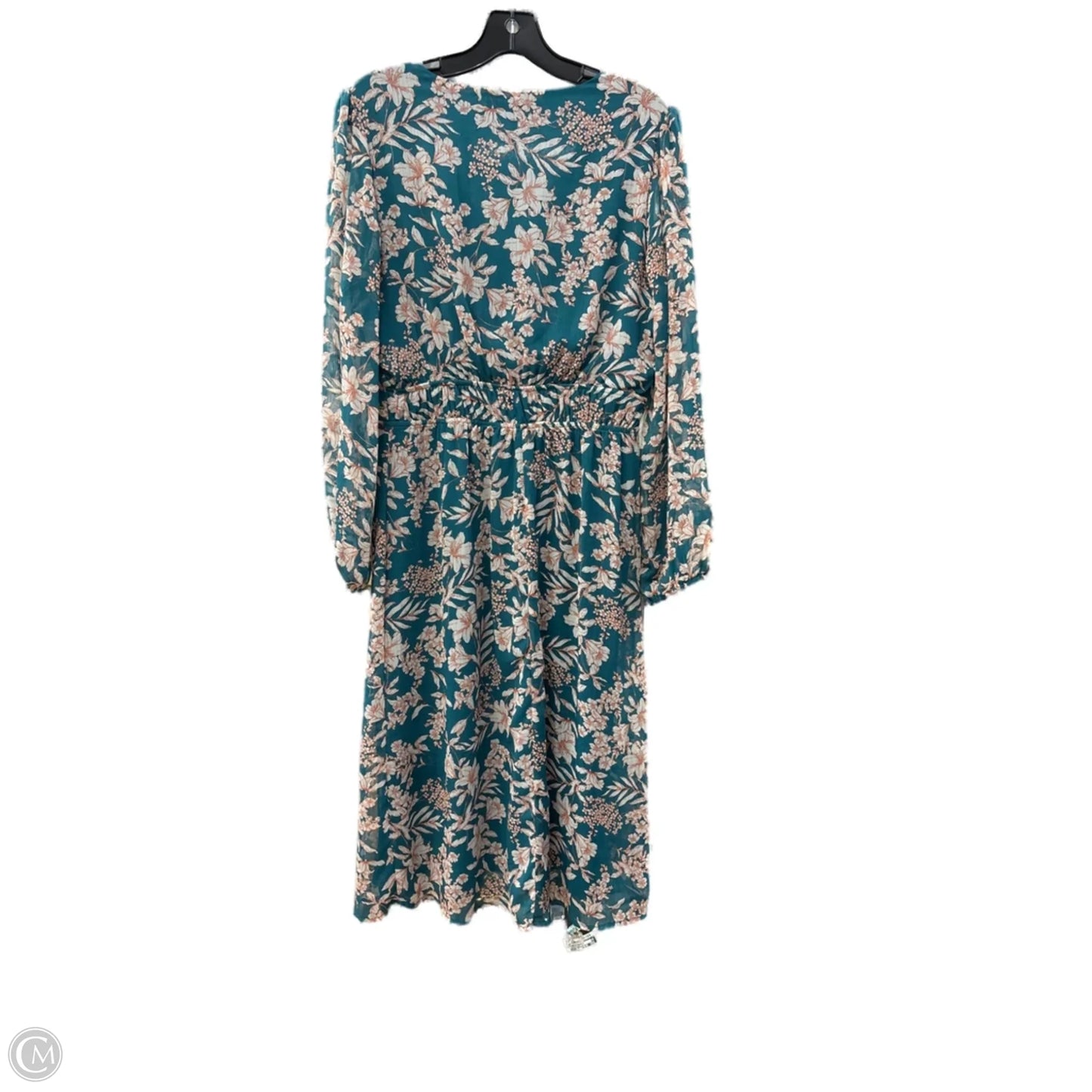 Dress Casual Maxi By Collective Concepts In Teal, Size: L