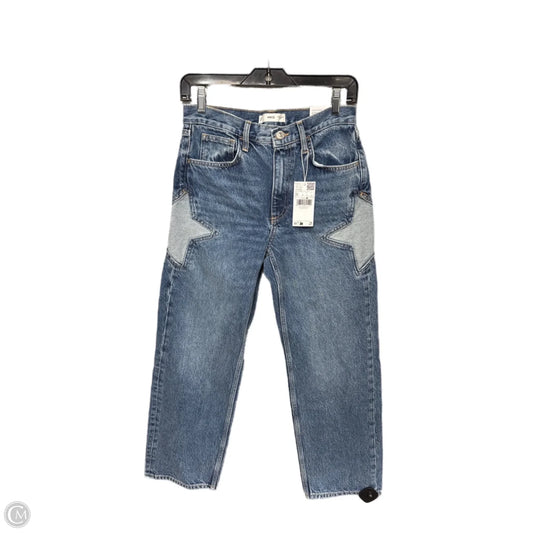Jeans Straight By Mng In Blue Denim, Size: 10