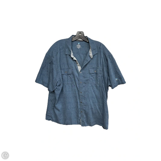 Top Short Sleeve By Kuhl In Blue, Size: Xxl