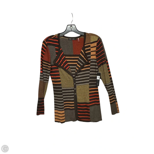 Cardigan By Nic + Zoe In Striped Pattern, Size: Sp