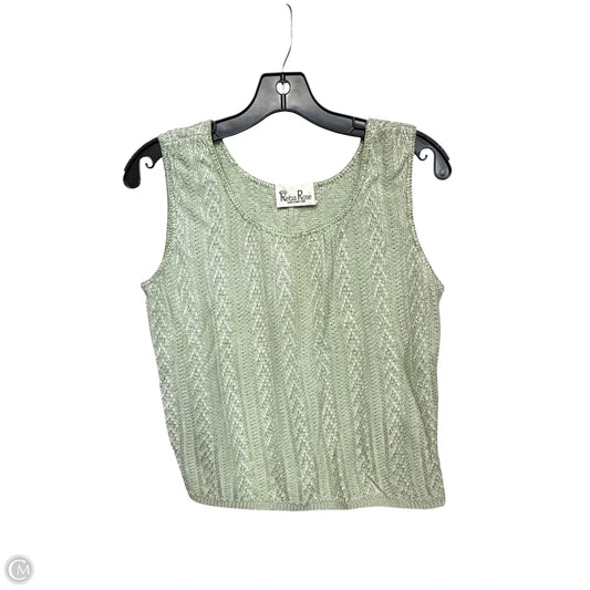 Top Sleeveless By Clothes Mentor In Green, Size: M