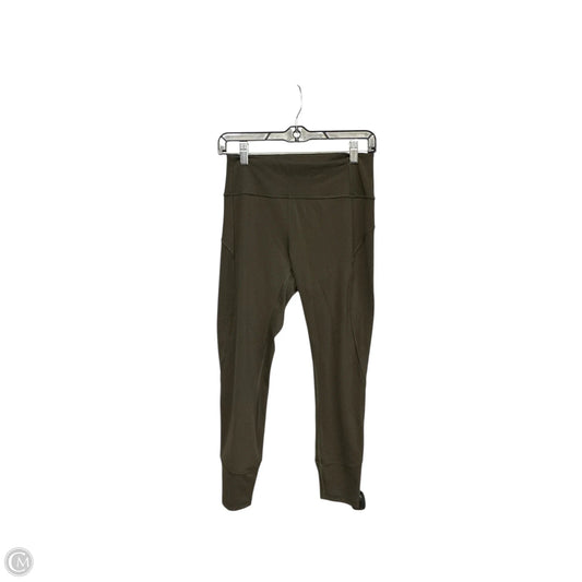 Athletic Leggings By Lululemon In Green, Size: 8