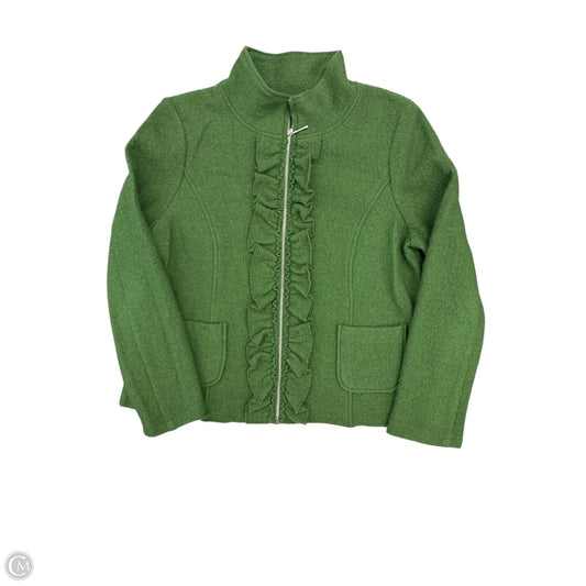 Coat Wool By Joseph A. In Green, Size: L