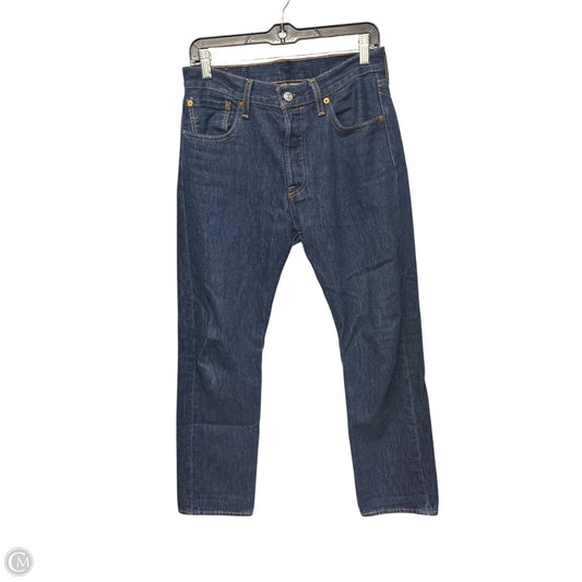Jeans Straight By Levis In Blue Denim, Size: 30