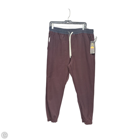 Athletic Pants By Clothes Mentor In Maroon, Size: L