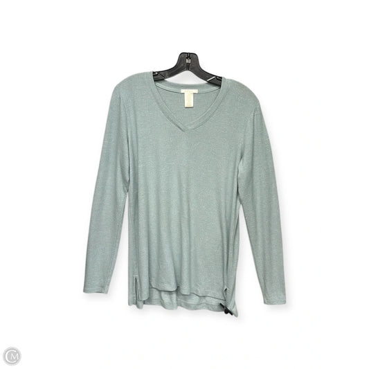 Top Long Sleeve By Matty M In Aqua, Size: S