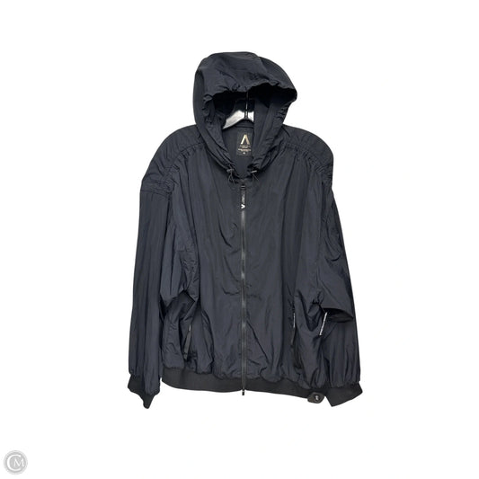 Jacket Windbreaker By Athleta In Black, Size: M