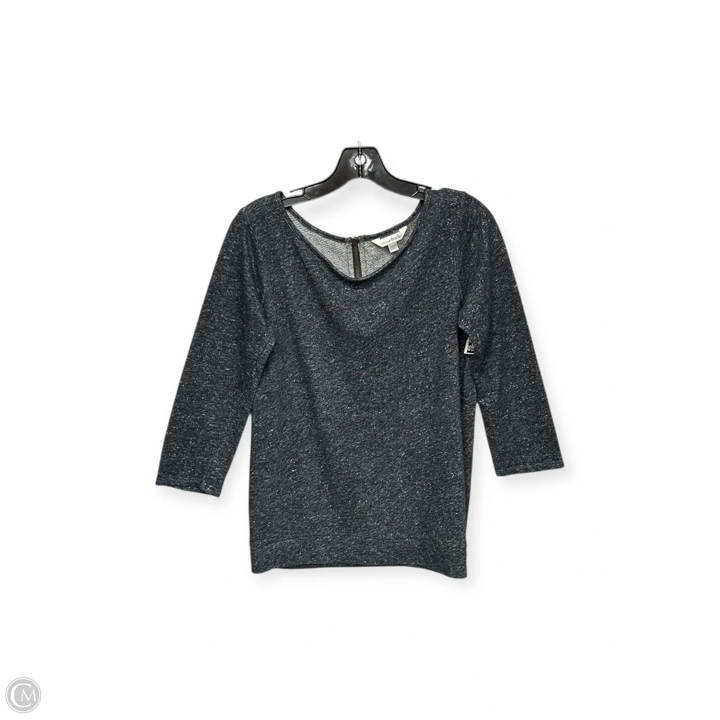 Top Long Sleeve By Charming Charlie In Grey, Size: S