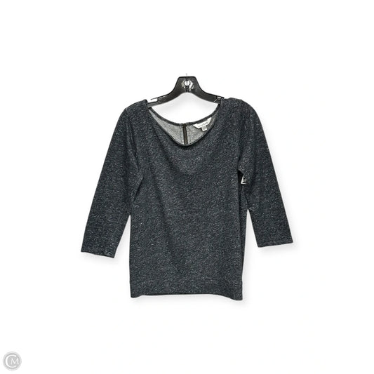 Top Long Sleeve By Charming Charlie In Grey, Size: S